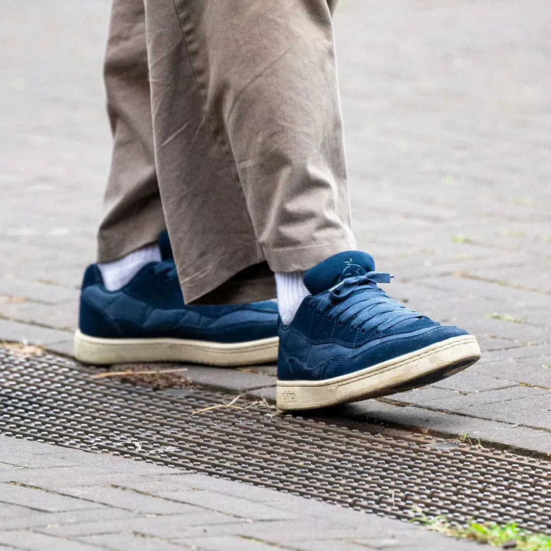 etnies-snake-chunky-skate-schuh-dark-navy-suede-cordura image 7