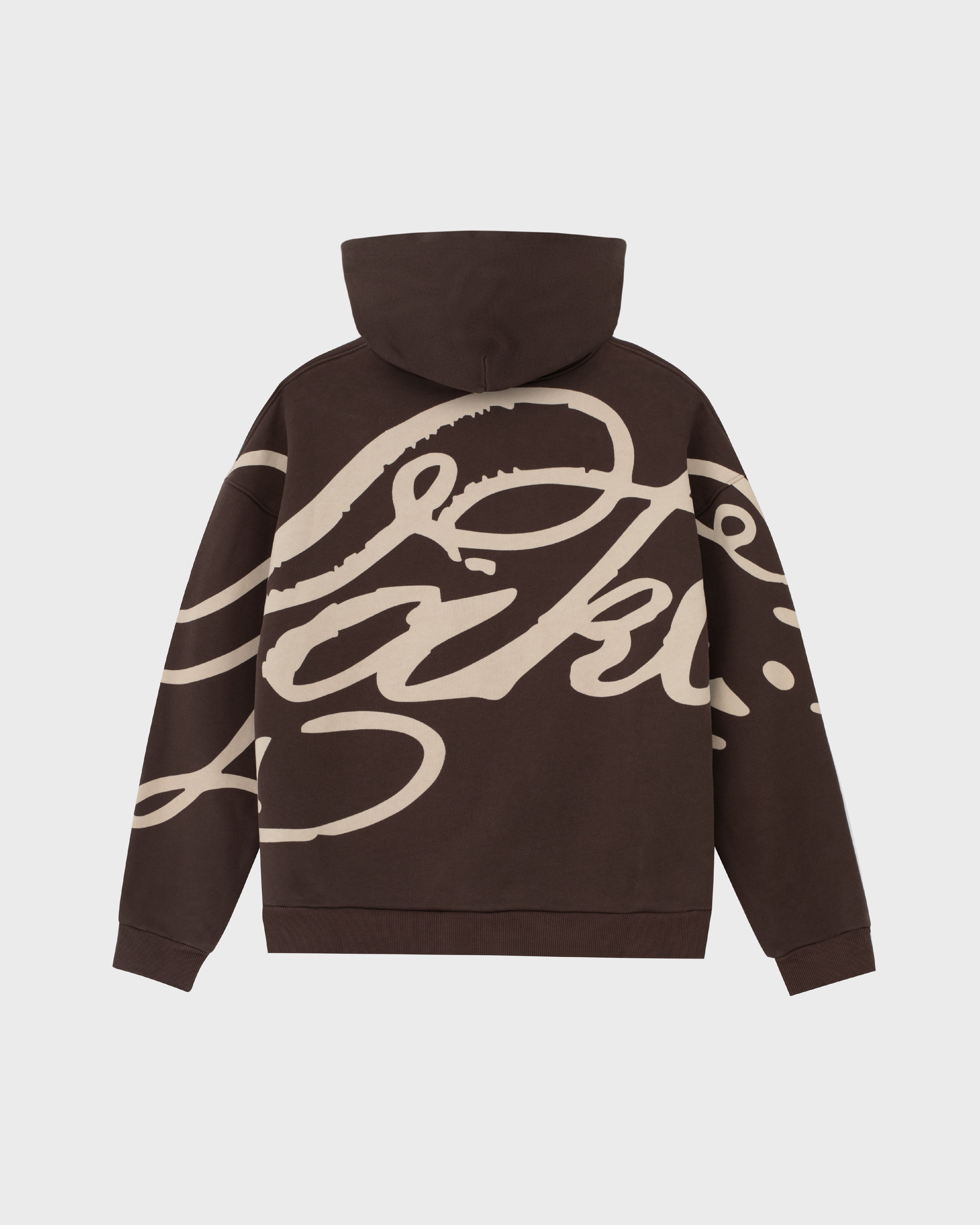 lakai-cursive-pullover-hoodie-braun image 2