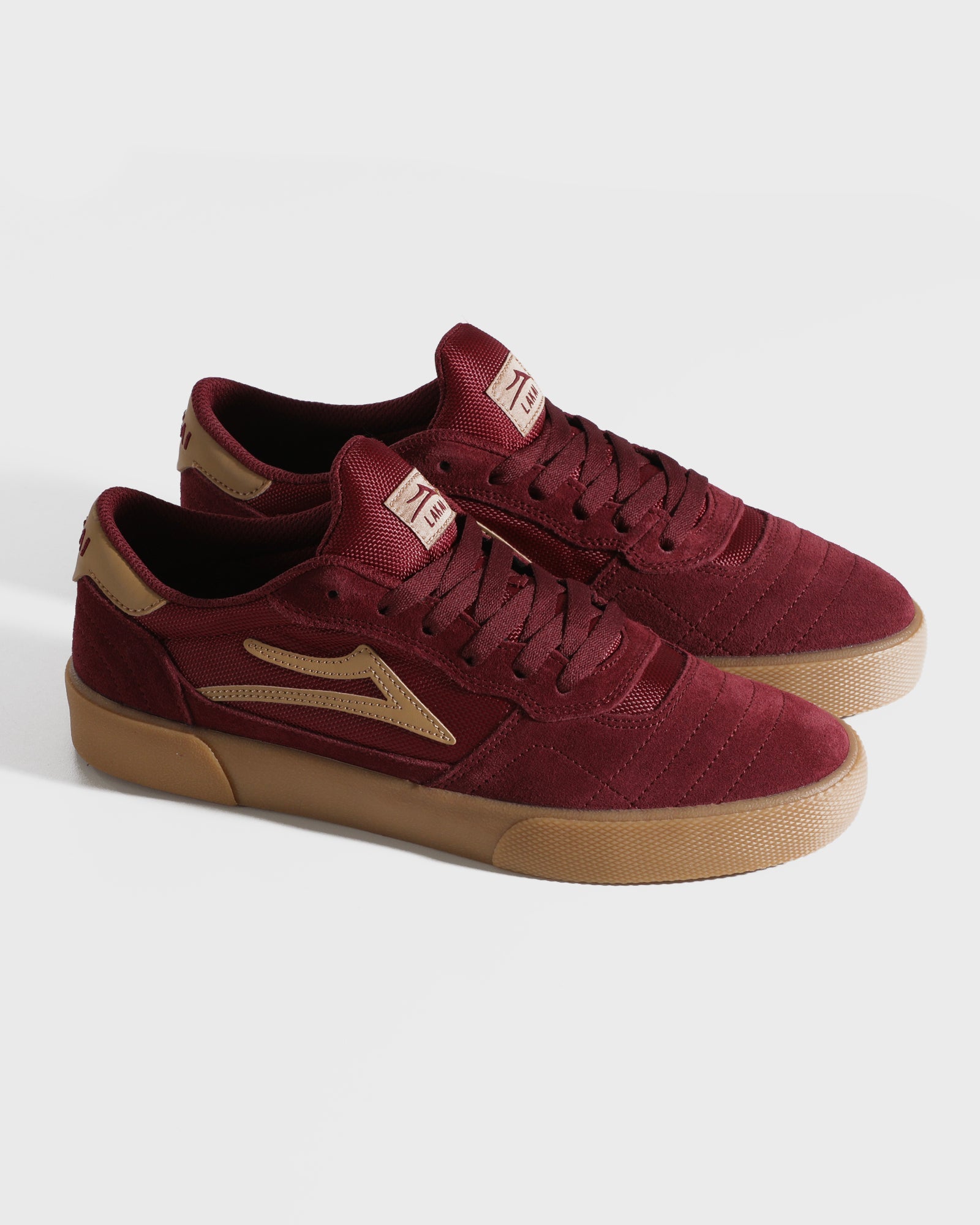 lakai-cambridge-burgundy-suede-skate-schuh image 2
