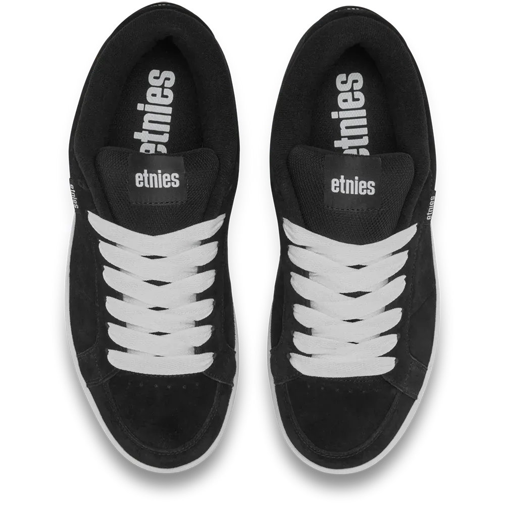 etnies-kingpin-skate-schuh-black-white-white image 2