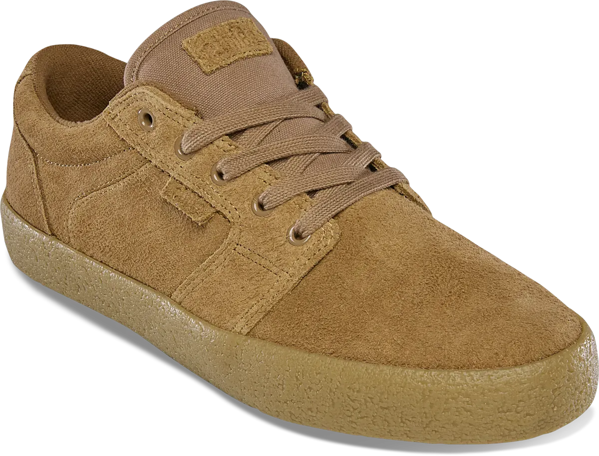 etnies-barge-ls-premium-skate-schuh-brown-hairy-suede image 4