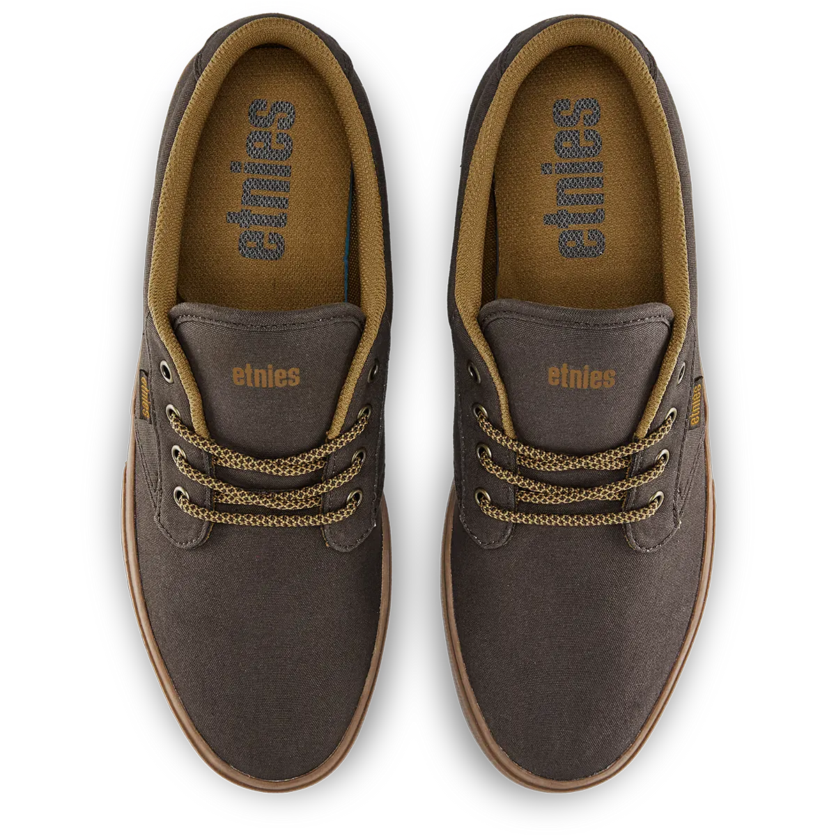 etnies-jameson-2-eco-skate-schuh-braun-beige-gum-hanf image 2