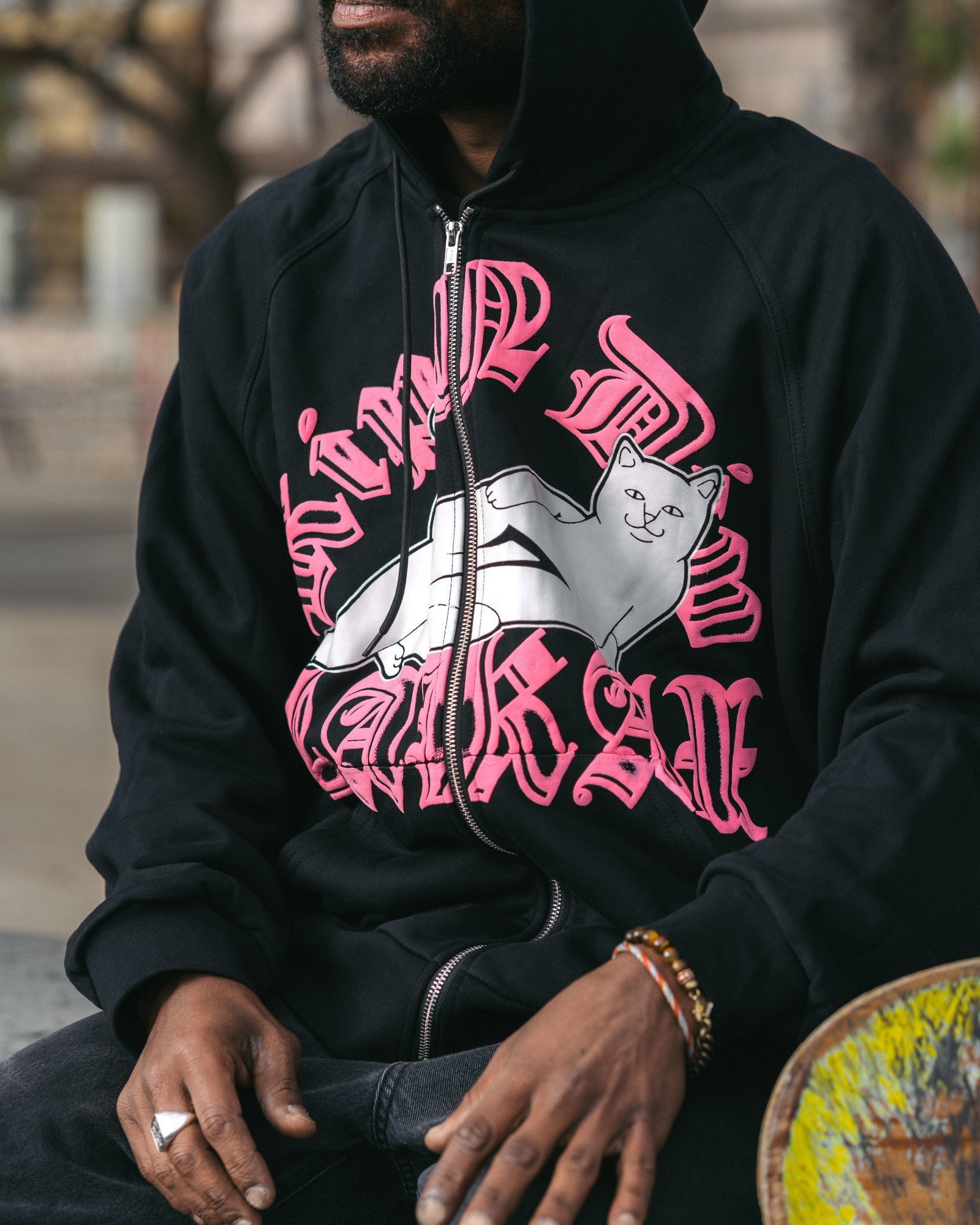 lakai-x-ripndip-rei-verschluss-hoodie-schwarz image 5