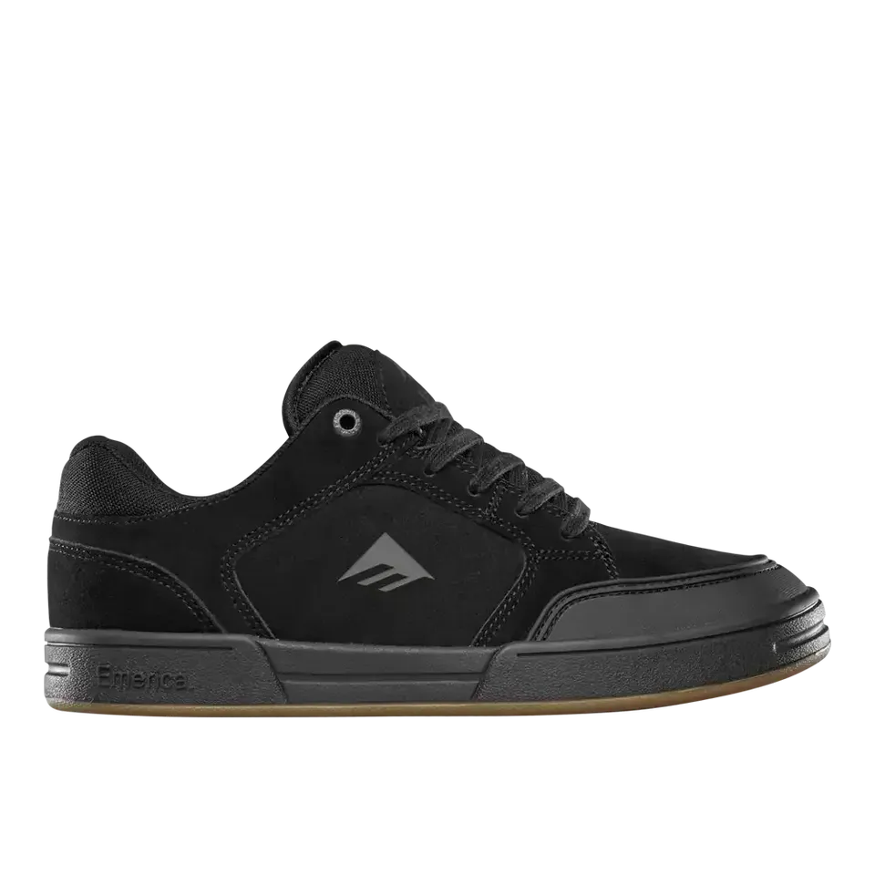 emerica-heritic-skate-schuhe-black-black-gum image 1
