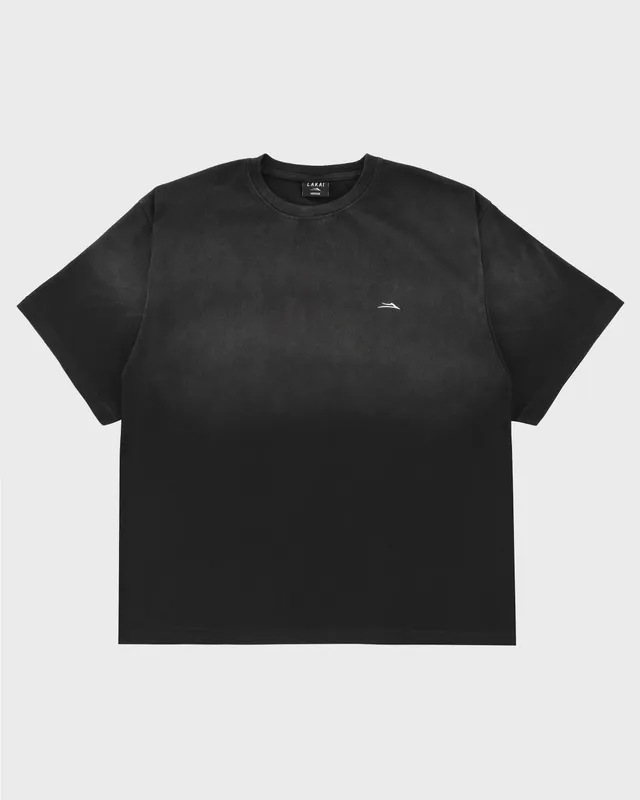 lakai-sunfaded-cropped-boxy-tee-black-t-shirt-schwarz-boxy image 1