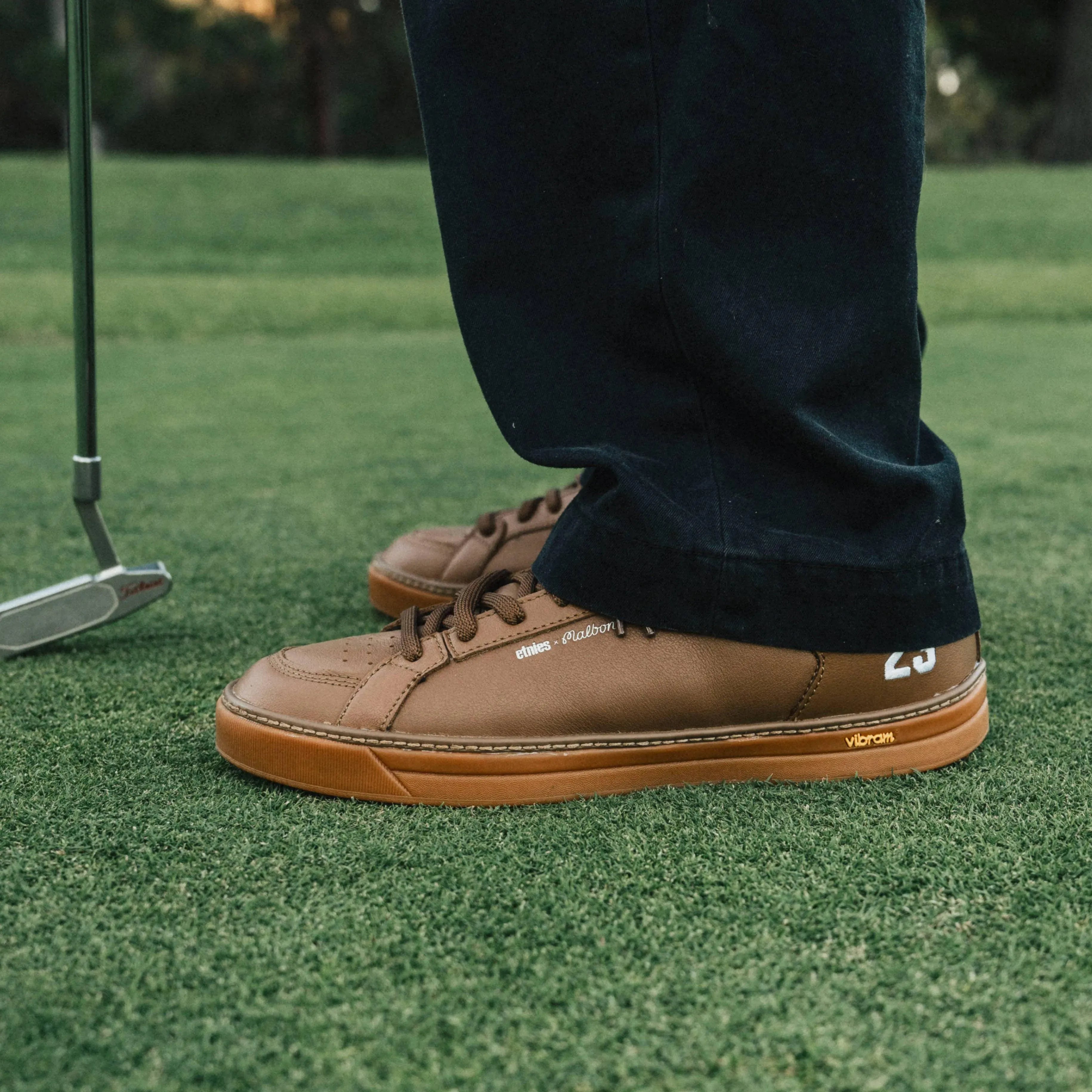 etnies-sal-23-x-malbon-skate-golfschuh-brown-gum image 6