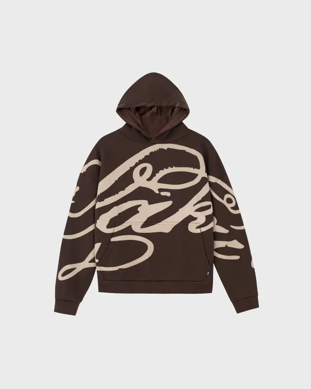 lakai-cursive-pullover-hoodie-braun image 1