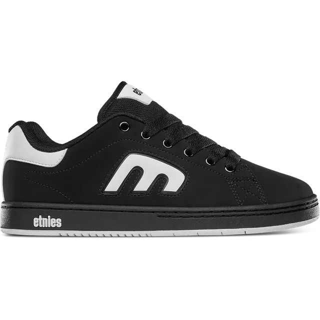 etnies-callicut-herren-skate-schuhe-schwarz-schwarz-wei-nubuk image 1