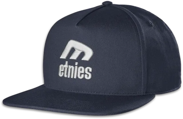 etnies-icon-e-snapback-cap-navy-grey image 1