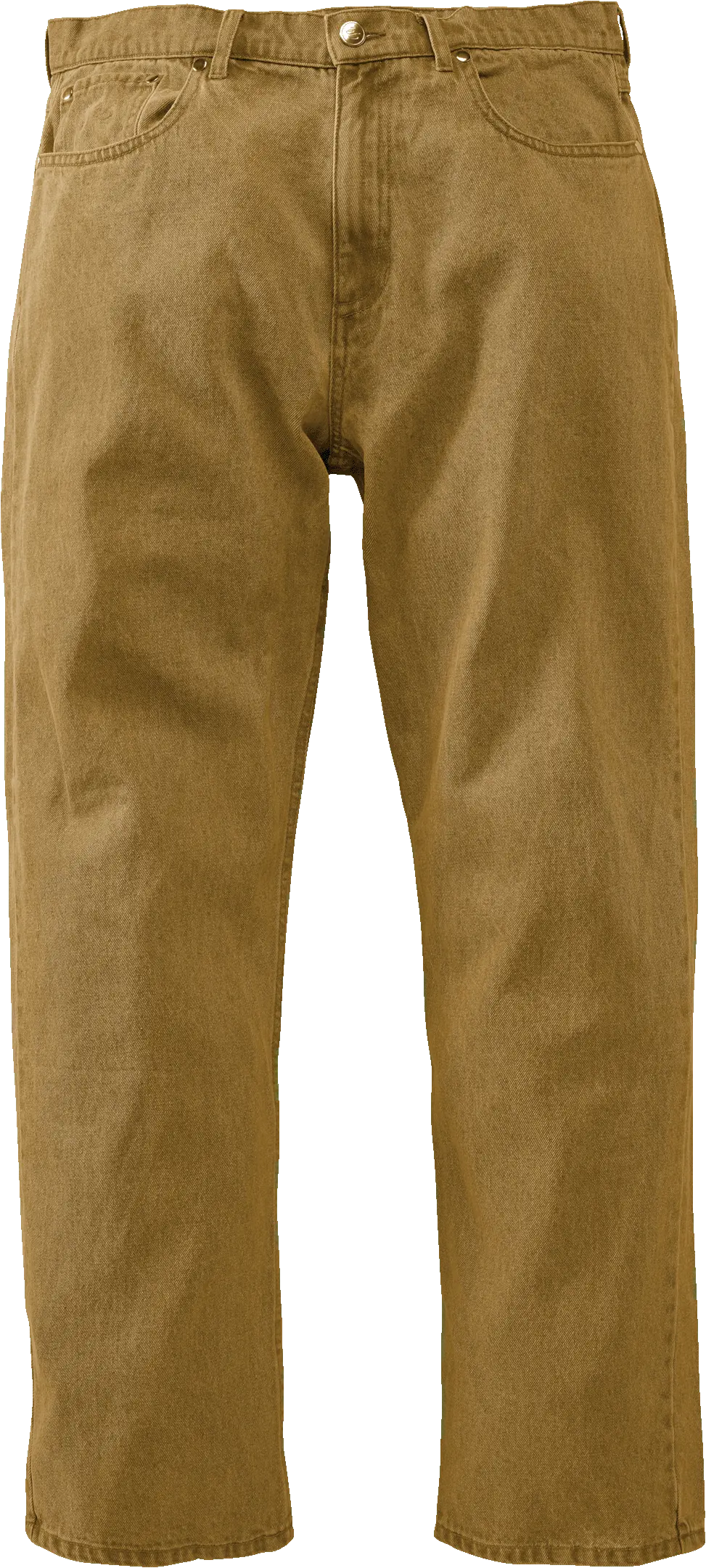 s-baggy-denim-pant-jeans-brown-baggy-fit image 1