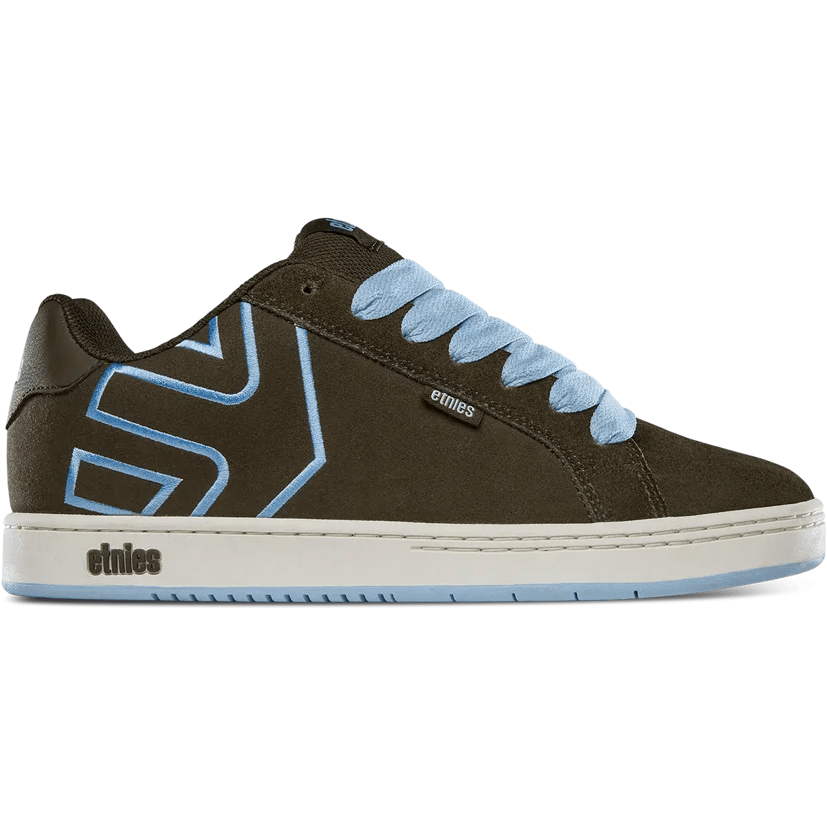 etnies-fader-skate-sneaker-brown-blue-suede image 1