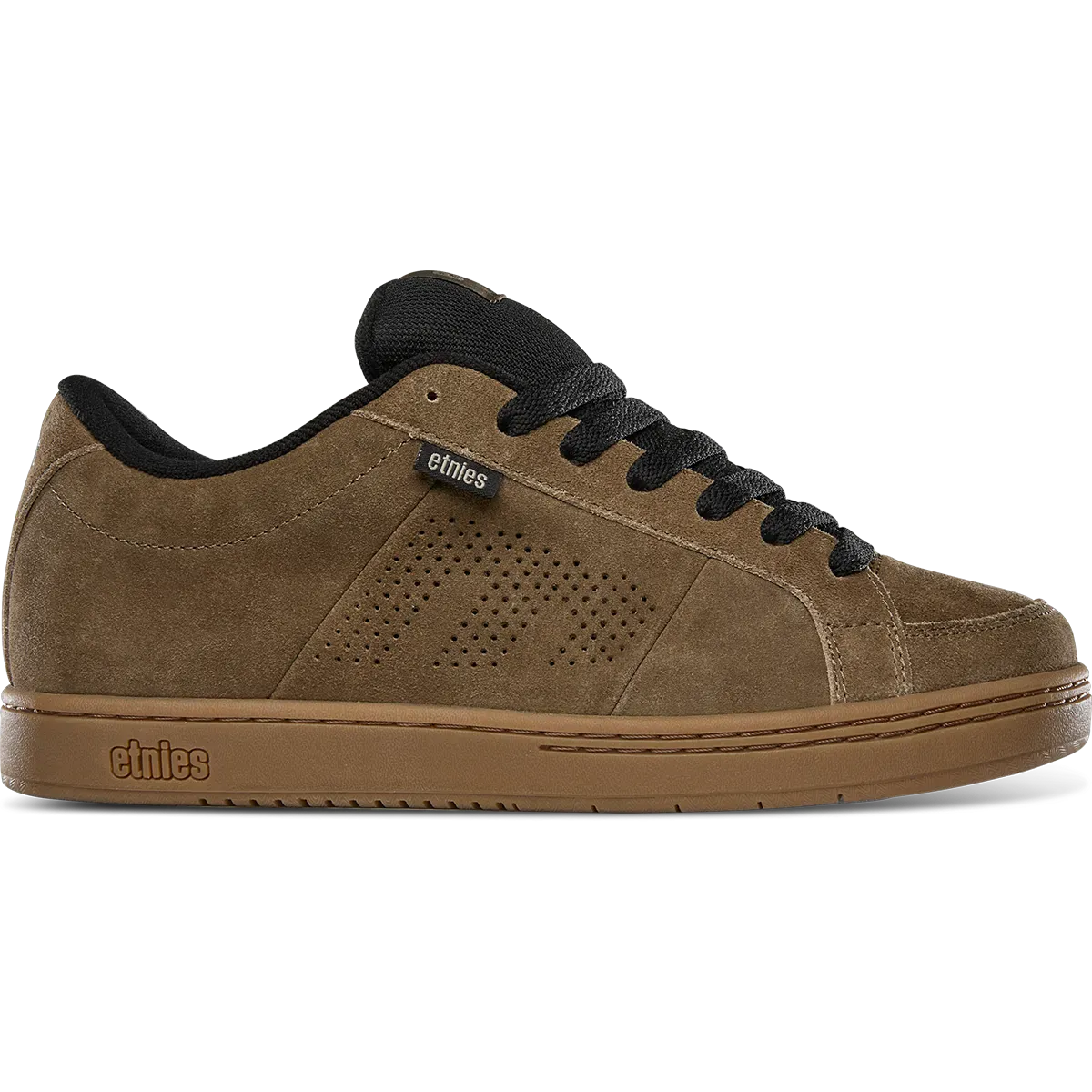 etnies-kingpin-skate-schuh-brown-tan-black image 1