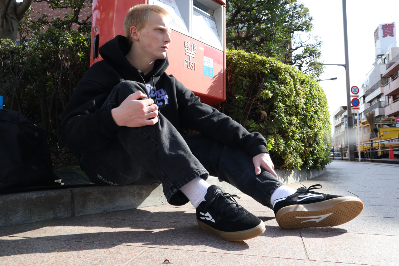 lakai-cambridge-black-gum-suede-skate-schuh image 8