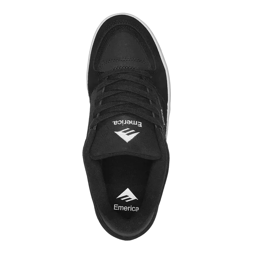 emerica-mute-skate-schuh-black-white image 2