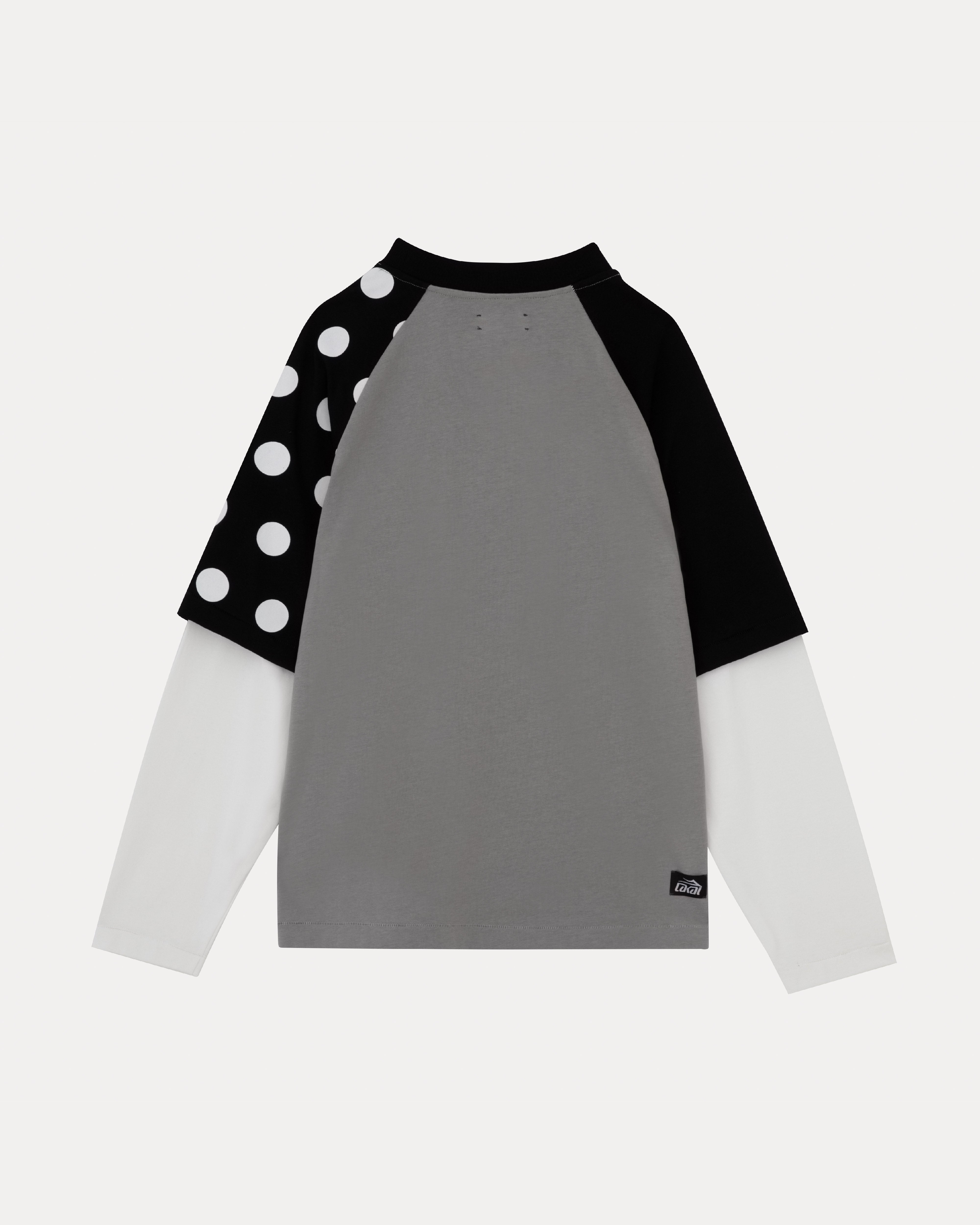 lakai-double-layer-raglan-longsleeve-black-grey-white image 2