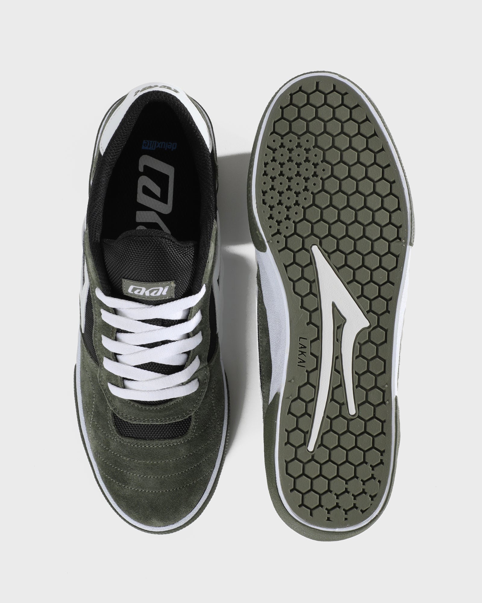 lakai-cambridge-skate-schuhe-covert-green-black-white image 3