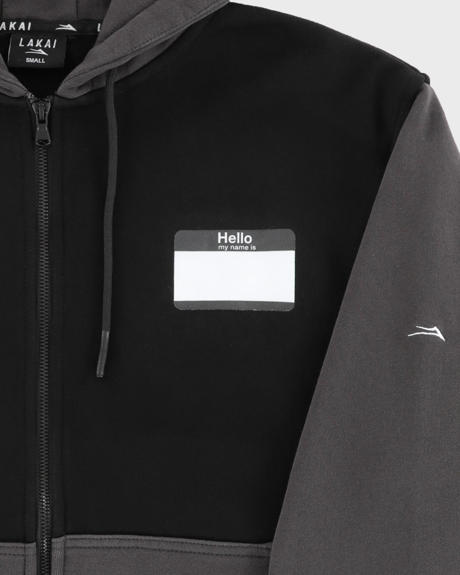 lakai-hello-my-name-is-zip-up-hoodie-schwarz image 6