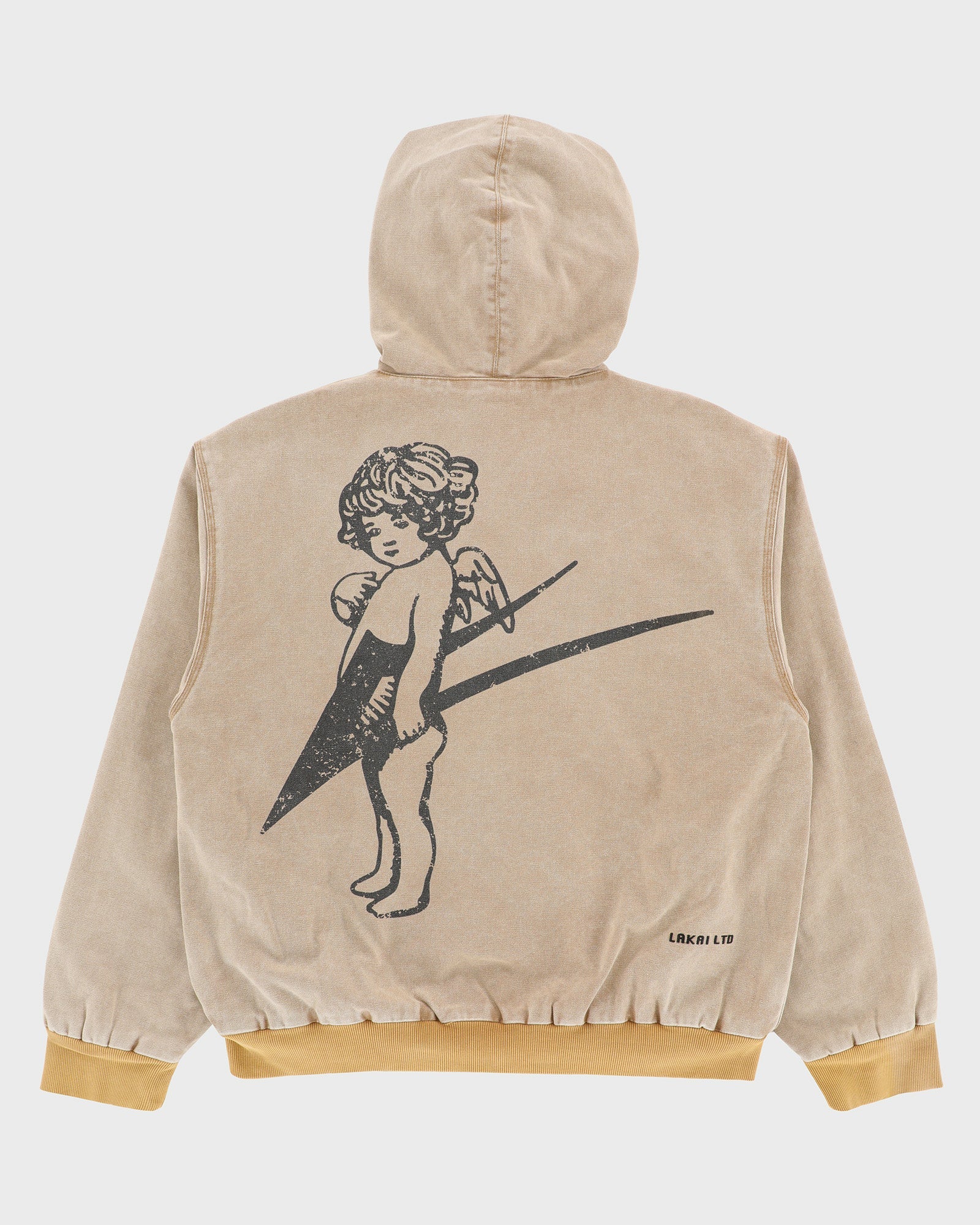 lakai-thermal-lined-canvas-zip-up-jacke-khaki image 2