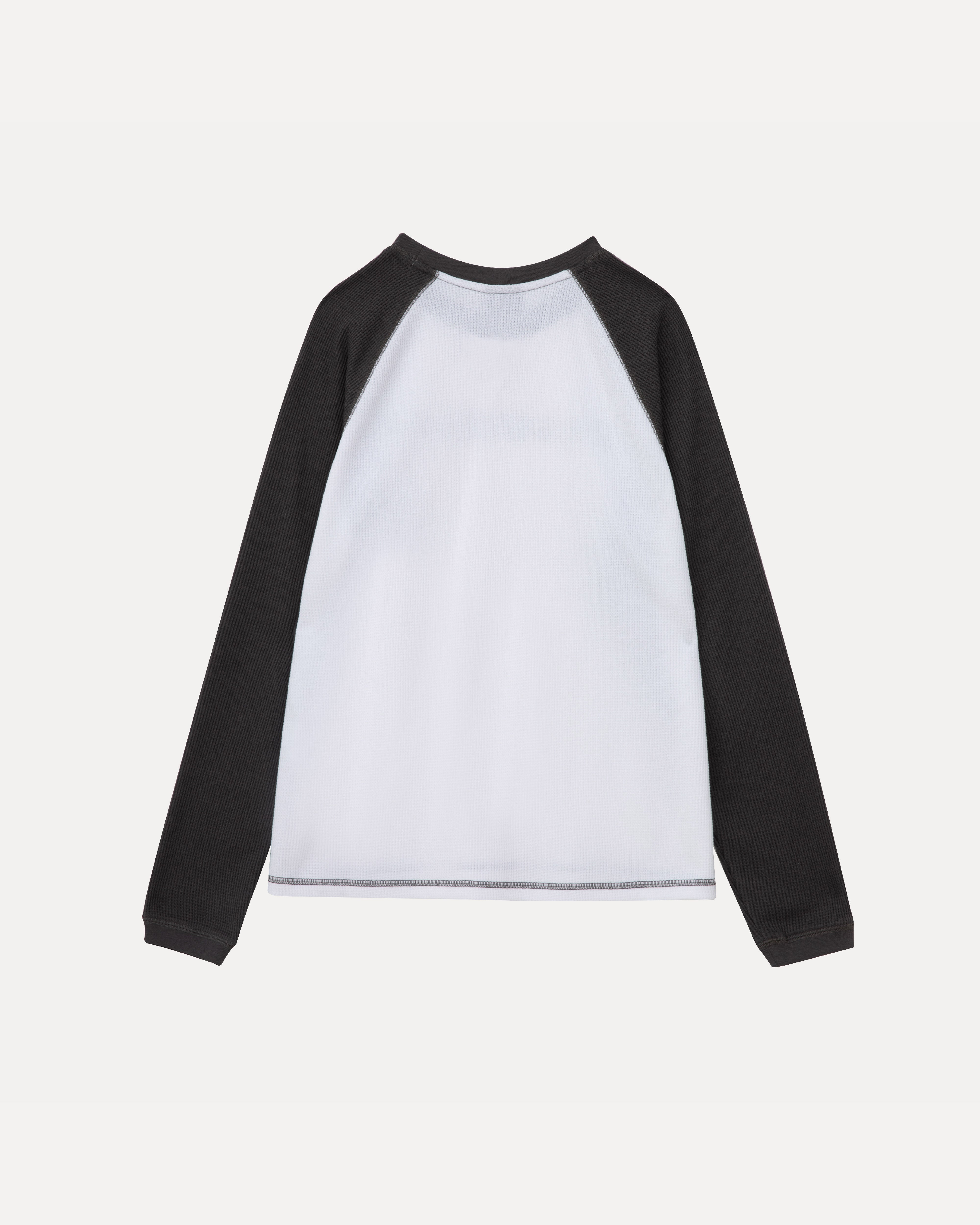 lakai-raglan-waffle-longsleeve-white-charcoal image 1
