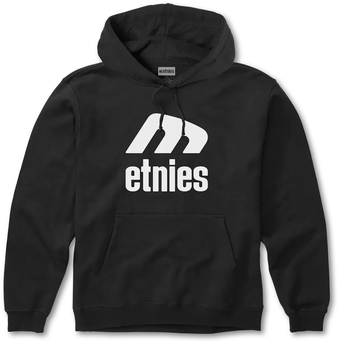 etnies-icon-e-kids-pullover-hoodie-black-white image 1