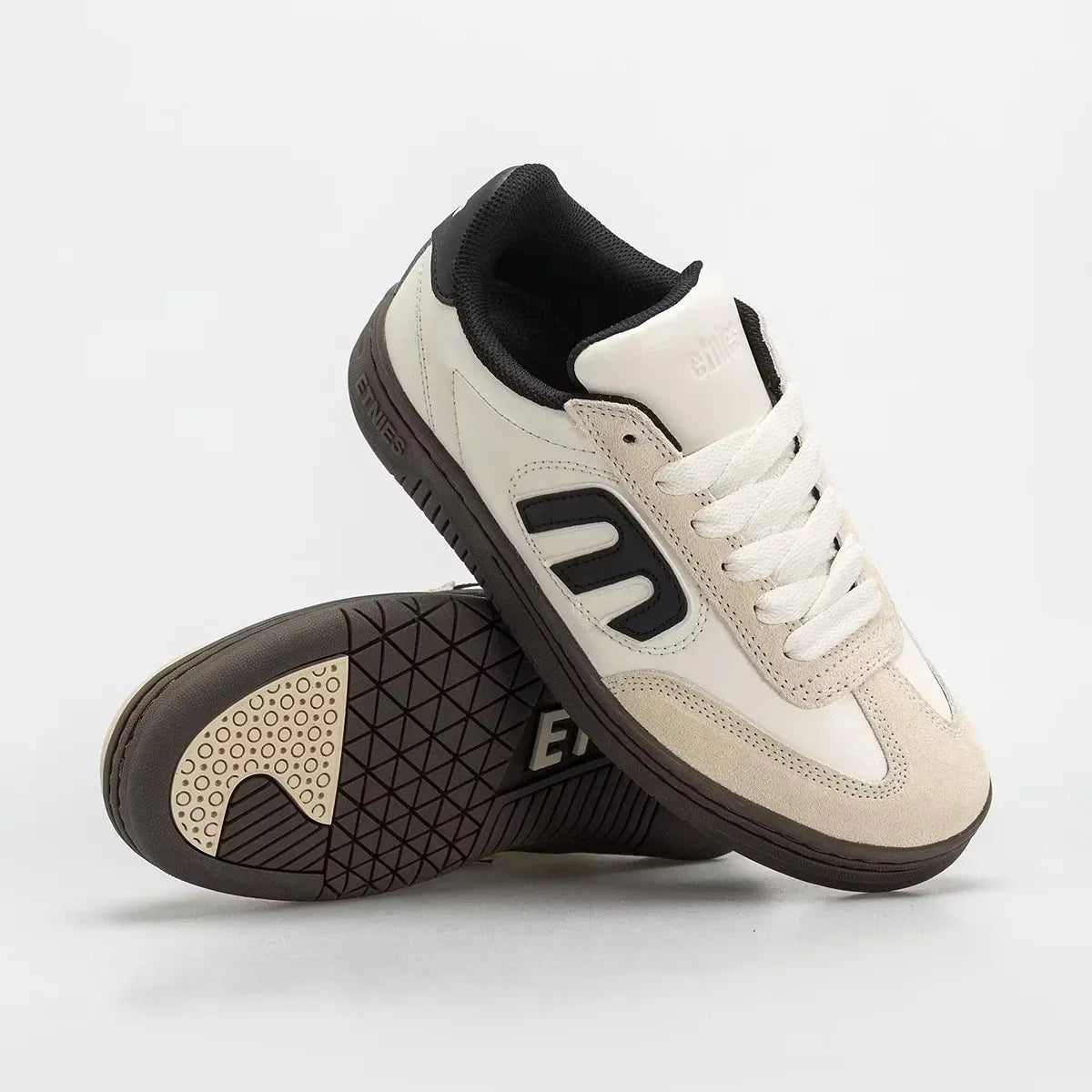 etnies-locut-skate-schuhe-leder-suede-mit-gum-sohle image 2