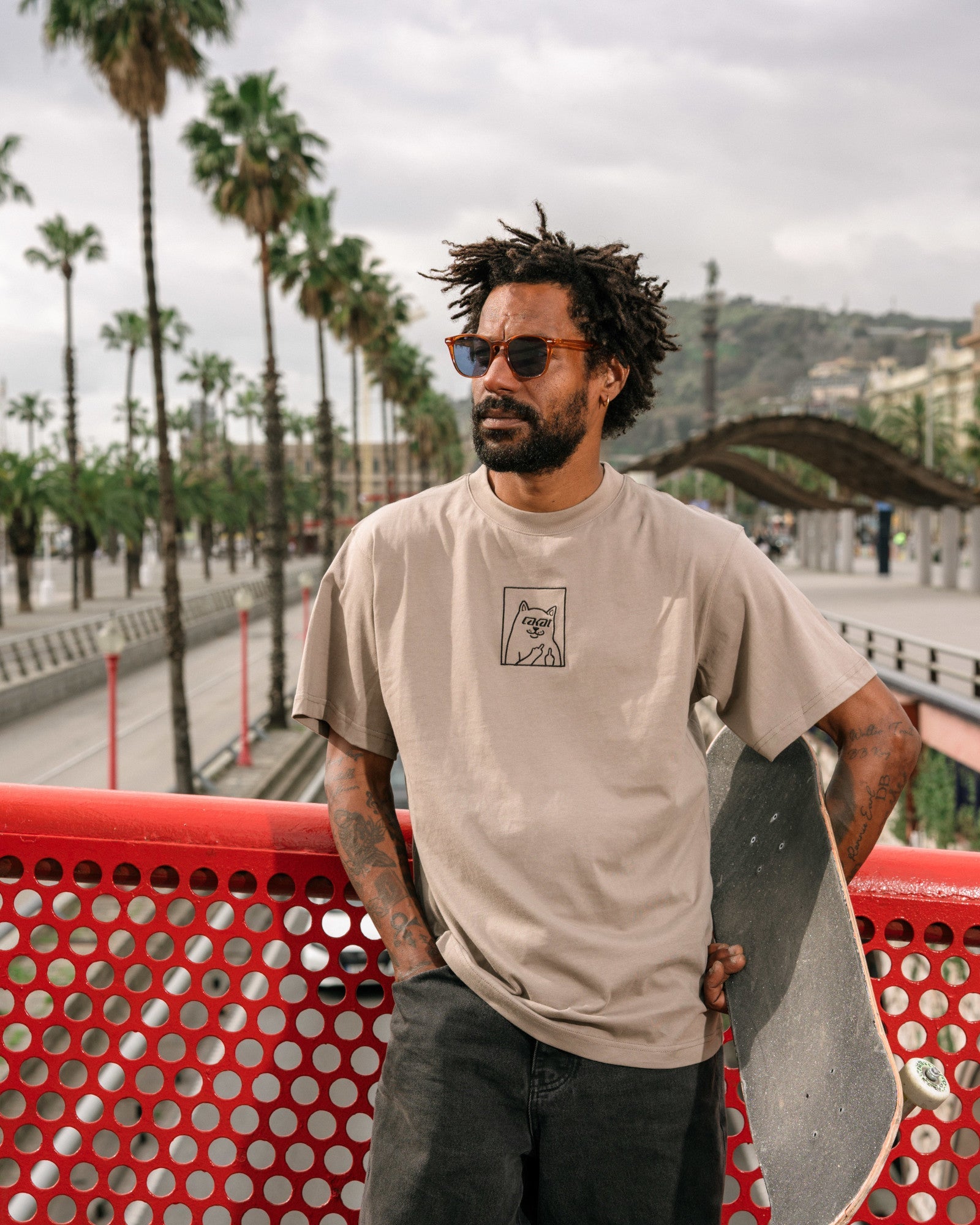 lakai-x-ripndip-lord-nerm-t-shirt-grau image 5
