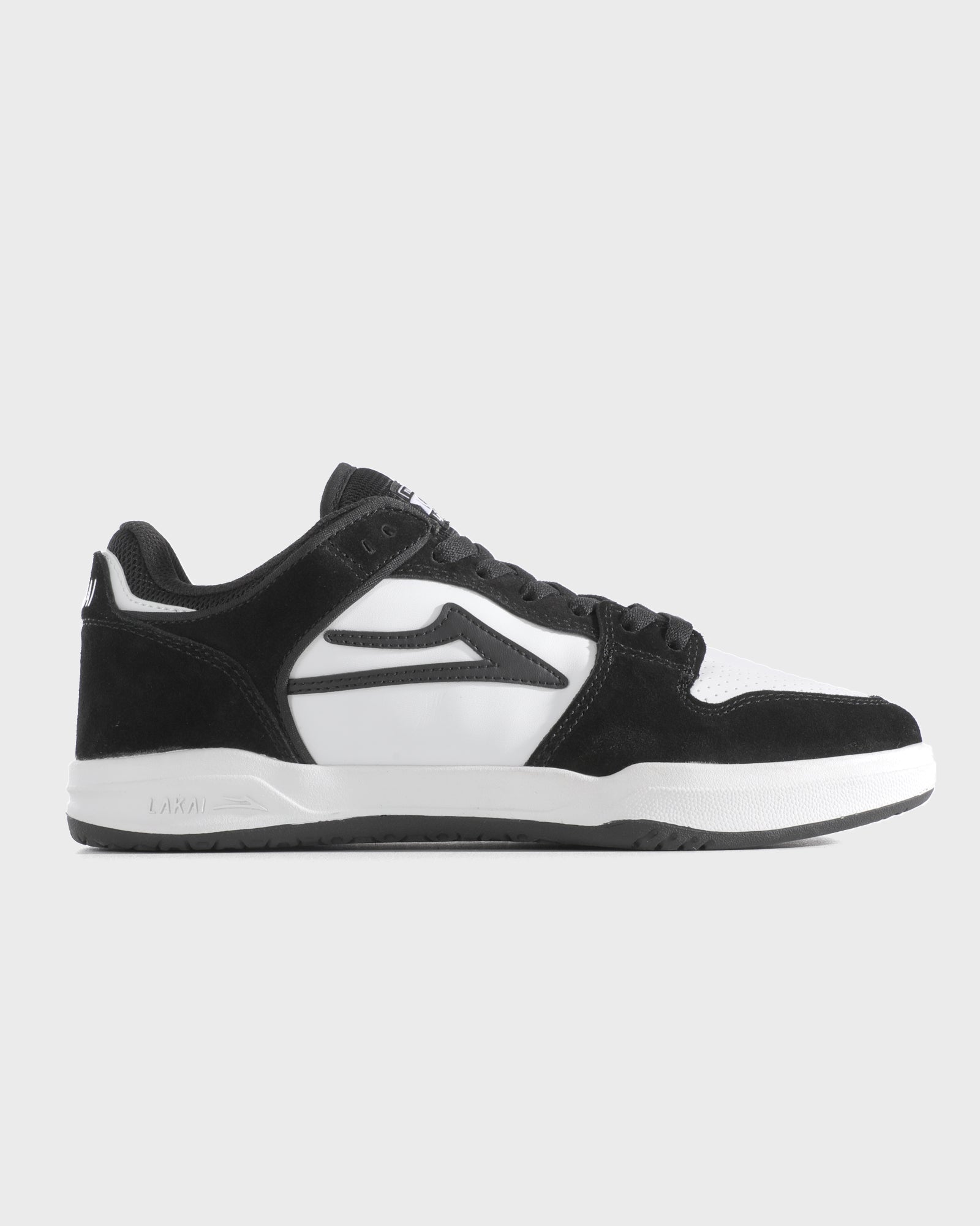 lakai-telford-low-skate-schuh-black-white-leather image 1
