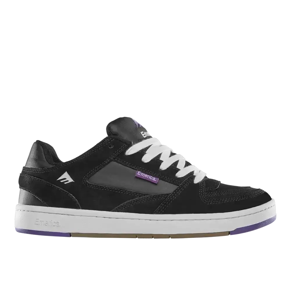 emerica-mute-heritage-skate-schuh-black-white-gum image 1