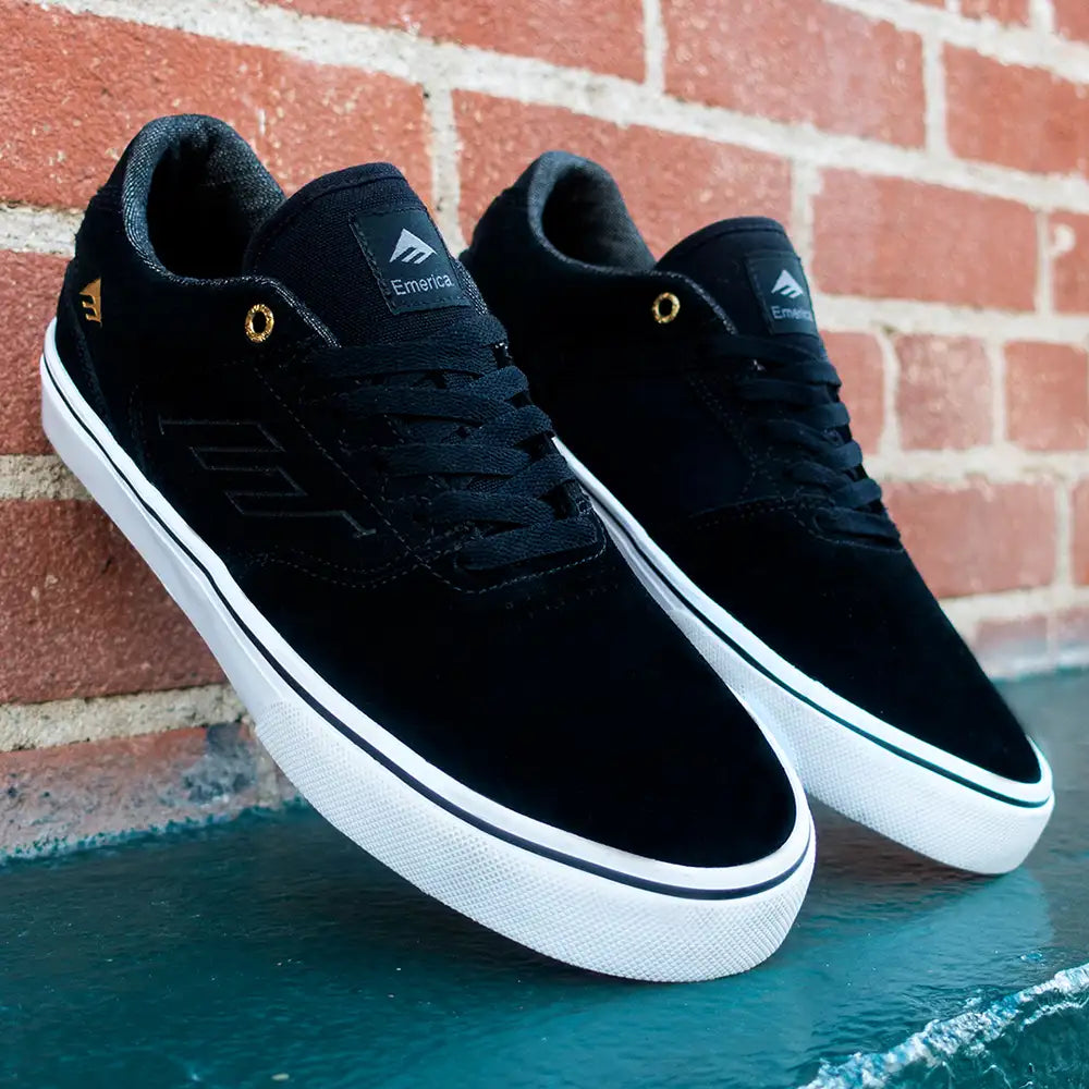 emerica-low-vulc-skate-schuhe-black image 2