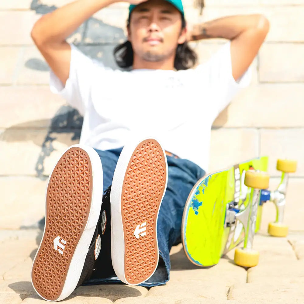 etnies-barge-plus-skate-schuh-suede-canvas image 6