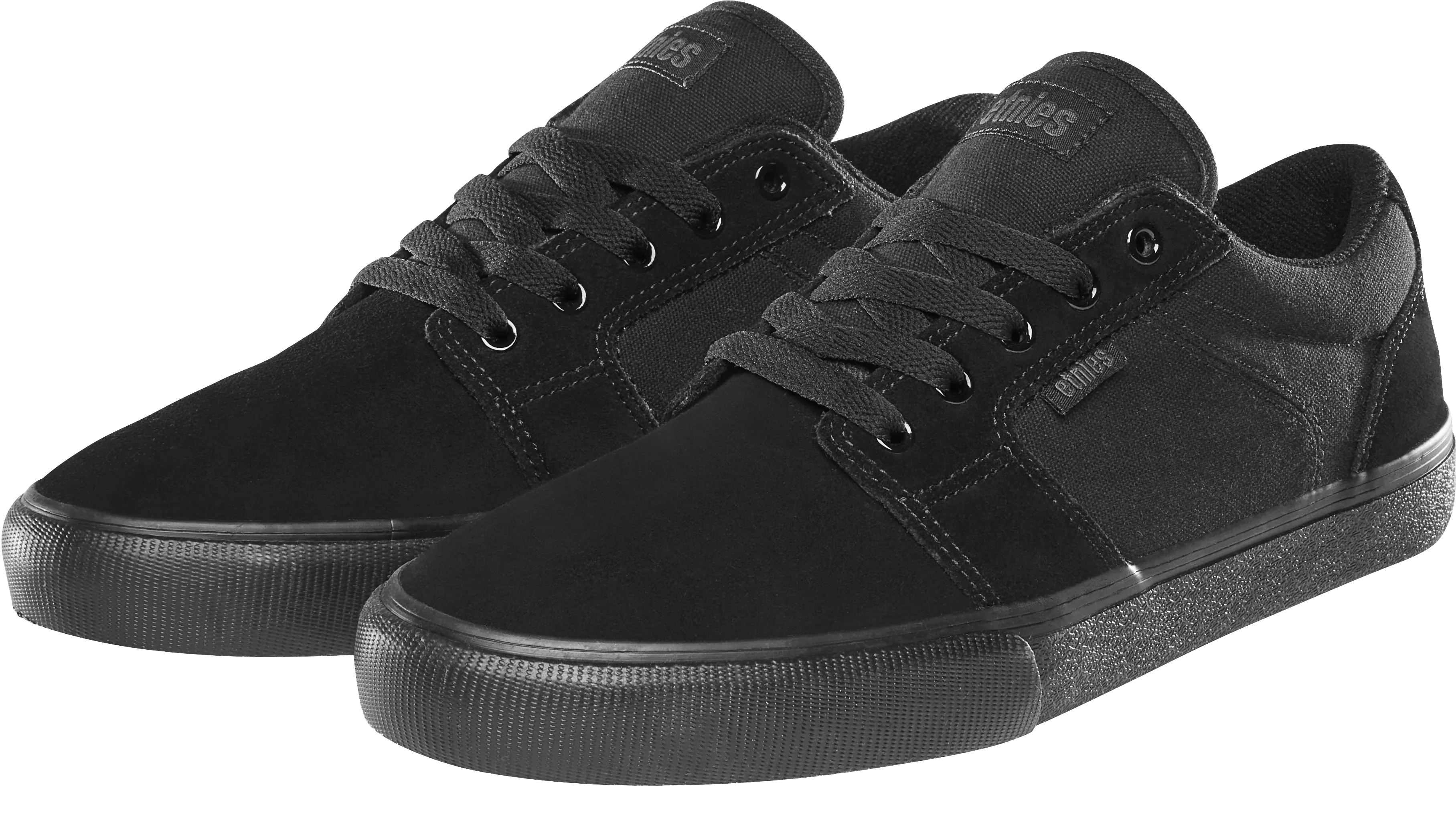 etnies-barge-ls-skate-schuh-low-top-black-dirty-wash-hemp image 8