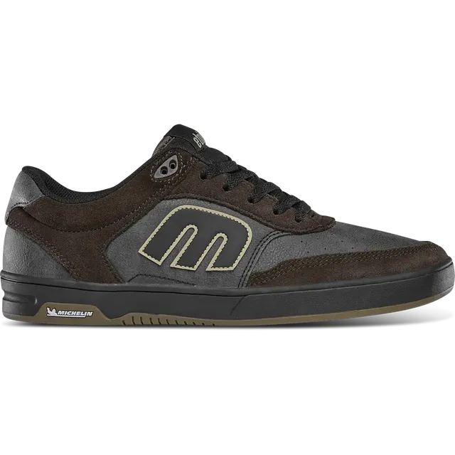 etnies-serin-michelin-skate-schuh-braun-schwarz image 1