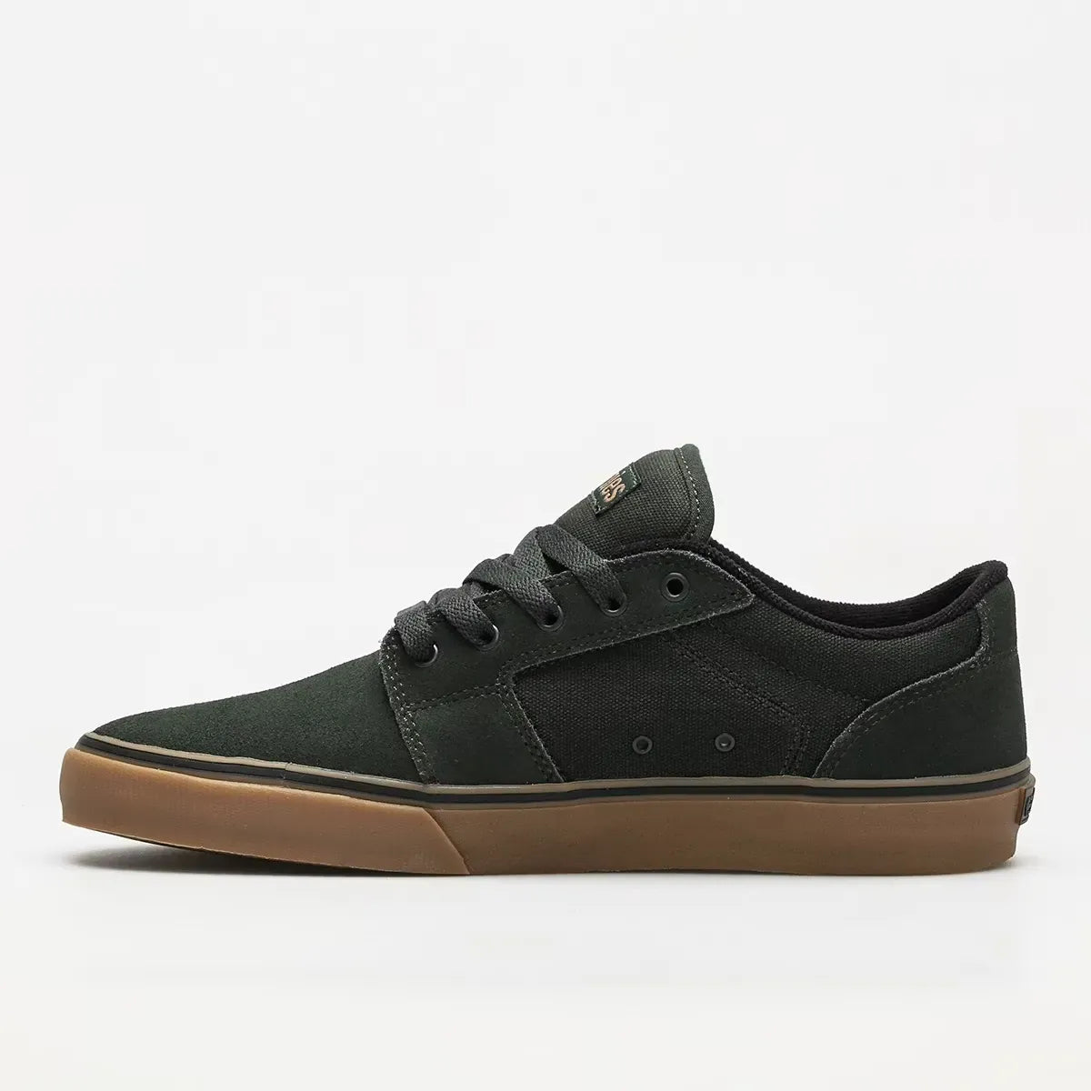 etnies-barge-ls-skate-schuh-low-top-green-gum image 3