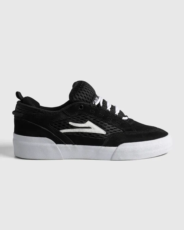 lakai-aran-black-suede-white-skateschuh image 1