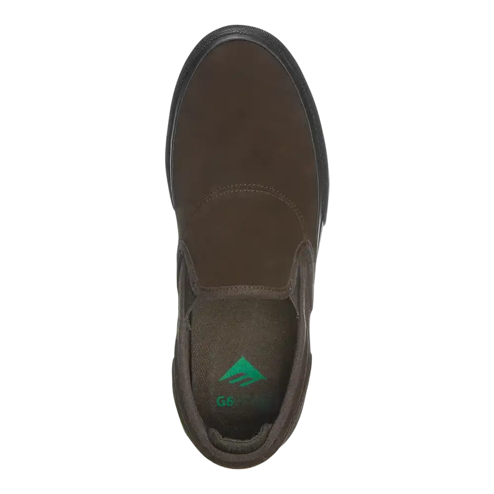 emerica-wino-g6-slip-on-skateschuh-brown-black image 2