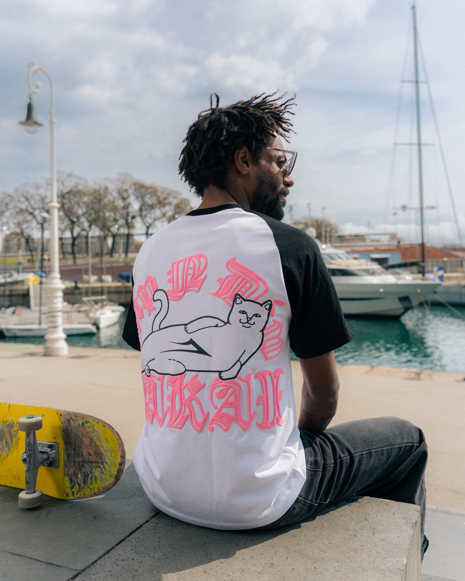 lakai-x-ripndip-raglan-ss-tee-white-black image 8